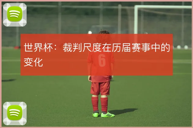 世界杯:裁判尺度在历届赛事中的变化